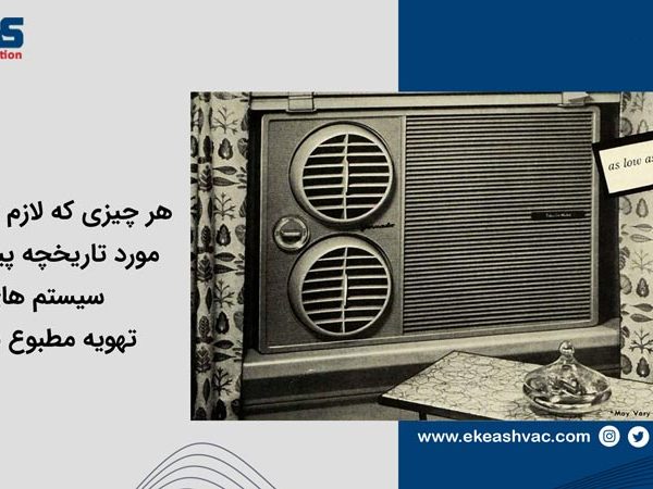 هر چیزی که لازم است در مورد تاریخچه پیدایش سیستم های تهویه مطبوع بدانید